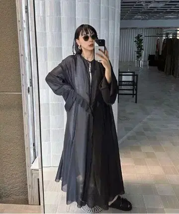 SHEER CUT OFF LONG TOP 아메리빈티지