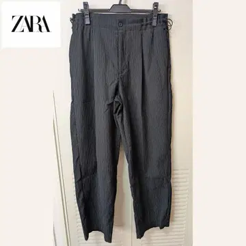 자라 플리츠 이지 팬츠 M 사이즈 블랙