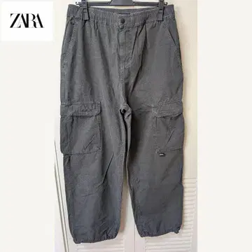 ZARA 카고 팬츠 다크 그레이 M 사이즈