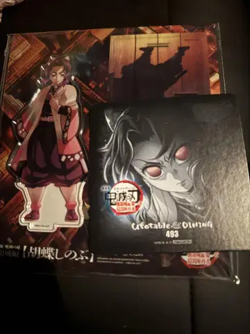 귀멸의 칼날 ufotable 극장 아크릴 스탠드 코쵸우 시노부 세트