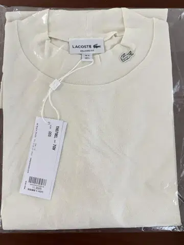 미개봉 새상품 LACOSTE 남성용 반팔 T셔츠
