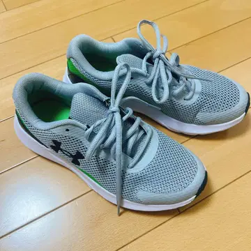 Under Armour 스니커즈 23.5cm 그레이/그린