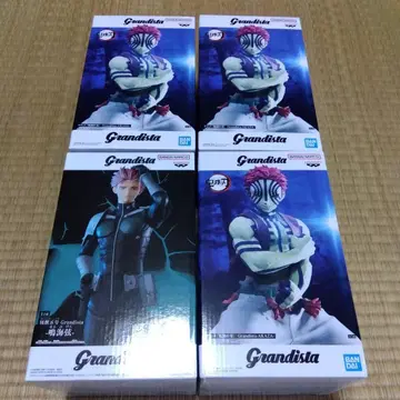 4종 세트 grandista 귀멸의 칼날 아카자 괴수 8호 나루미 줄