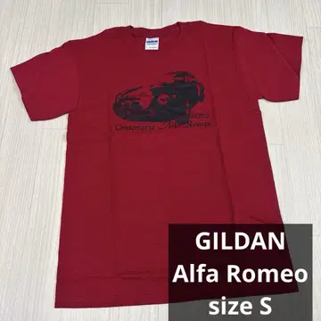 GILDAN Alfa Romeo 알파 로메오 티셔츠 S 사이즈 레드