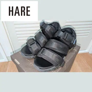 HARE 에어 솔 스포츠 샌들 블랙 L 사이즈