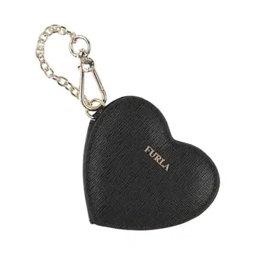 미사용 새상품 훌라(FURLA) 블랙 거울이 달린 키링