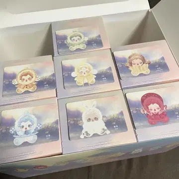 SKULLPANDA L impressionnisme 봉제 인형 펜던트