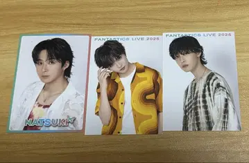 FANTASTICS LIVE 2025 포토 카드