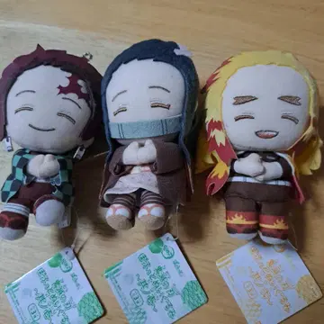 [귀멸의 칼날]  봉제 인형 3세트