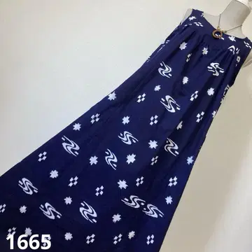 유카타 리메이크 원피스 1665 유카타 옷감 넉넉한 원피스 롱 기장