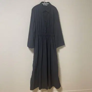 ZARA 자라 셔츠 원피스 M 28 블랙 네이비