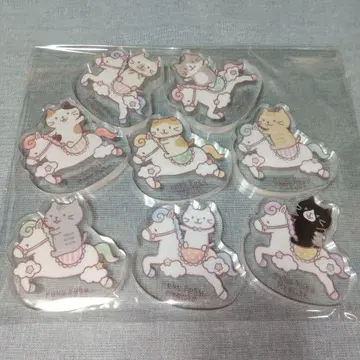 후쿠후쿠냥코 흔들흔들 아크릴 마스코트 전종 세트