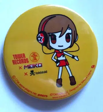 MEIKO 타워레코드 매지컬 미라이 캔뱃지