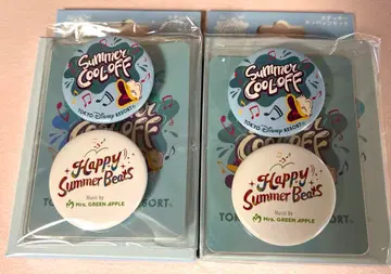 디즈니 미세스 그린 애플 스티커 캔뱃지 세트 2세트 도날드