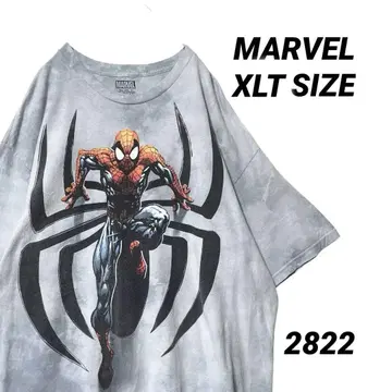 MARVEL 마블 스파이더맨 그래픽 티셔츠 타이다이 패턴 XL