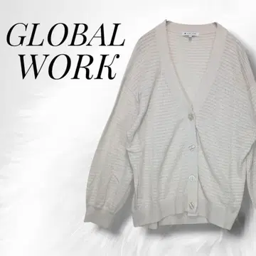 글로벌 워크 GLOBAL WORK / 가디건 M 베이지