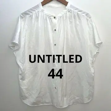 언타이틀 밴드 카라 블라우스 화이트 44 2XL