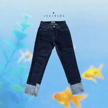 INDIMARK 다크 블루 스키니 데님