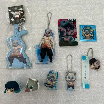 귀멸의 칼날 하시비라 이노스케 키링 아크릴 스탠드 오네무탄 씰 카드