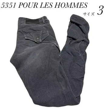 5351 POUR LES HOMMES 코듀로이 카고 팬츠 사이즈 3