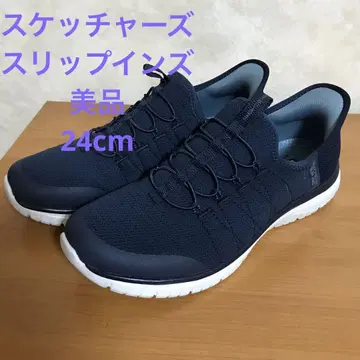 새상품급 SKECHERS Slip-Ins 네이비 7