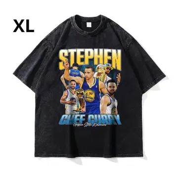 NBA 스테판 커리 빈티지 가공 반팔 티셔츠 XL