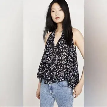 이자벨마랑 슬리브리스 블라우스 튜닉