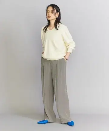뷰티 앤 유스 하운드투스 체크 팬츠