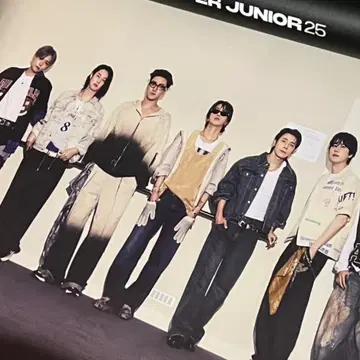 SUPER JUNIOR SJ25 포스터 단체 버전 SJ25 통 포함