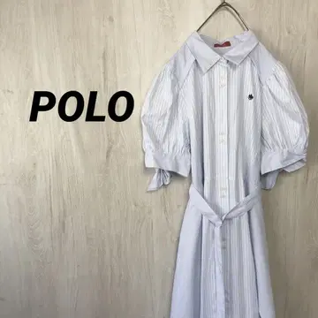 POLO BCS 콜라보 헤미 레이어드 셔츠 원피스