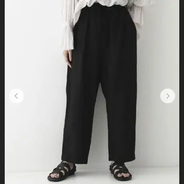 nest Robe 네스트로브 블랙 린넨 이지 팬츠 블랙