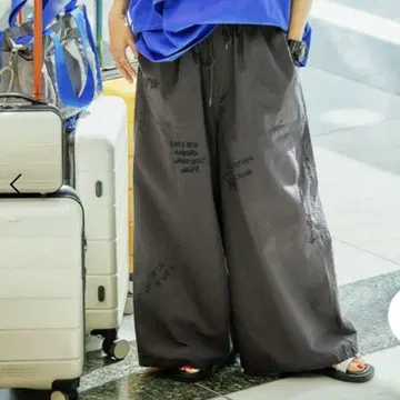 misayo 자수 와이드 팬츠