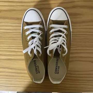 CONVERSE NEXTAR 브라운 스니커즈 24.5cm