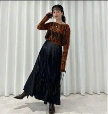 FRINGE BELT SET MERMAID SKIRT 아메리 AMERI