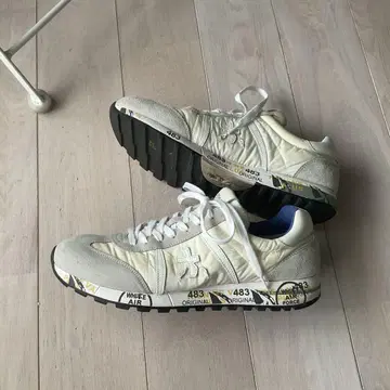 PREMIATA 483 화이트/크림 스니커즈 새상품급