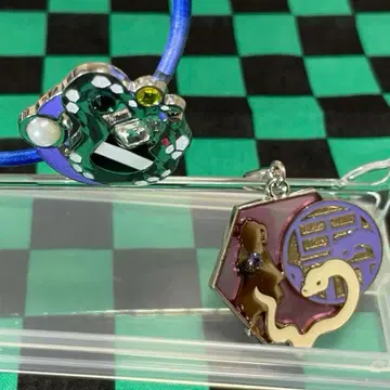 [미사용] USJ 한정 이구로 오바나이 참 & 머리끈 컬렉션 귀멸의 칼날