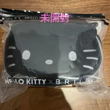 헬로키티 x 브릴미 미니 화장품 파우치 블랙 ver.