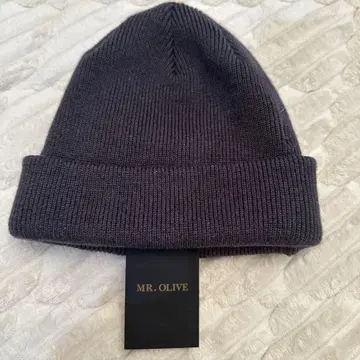RACAL x MR.OLIVE 니트 모자 차콜 프리 사이즈
