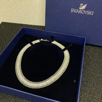 Swarovski 실버 크리스탈 목걸이