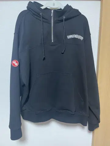 크로노이즈 CHRONOIZM ANORAK HOODIE 블랙 XL 사이즈
