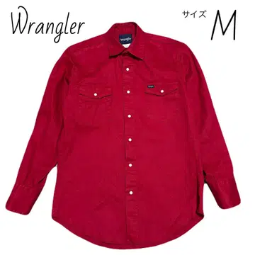 랭글러 Wrangler 웨스턴 셔츠 사이즈 M 워크 셔츠