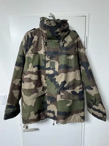 실물 프랑스군 CCE CAMO WATERPROOF 필드 후드티