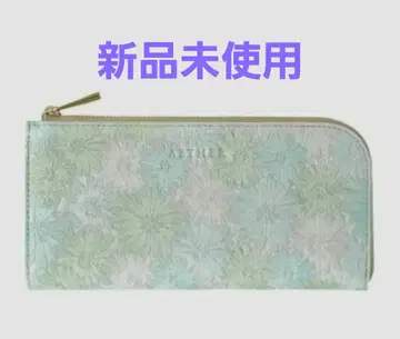 [미사용] AETHER 에테르 장지갑 L자 지퍼 마르그리트 그린