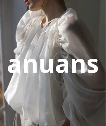 거의 미사용 anuans 반팔 블라우스 FREE 아이보리 여성용