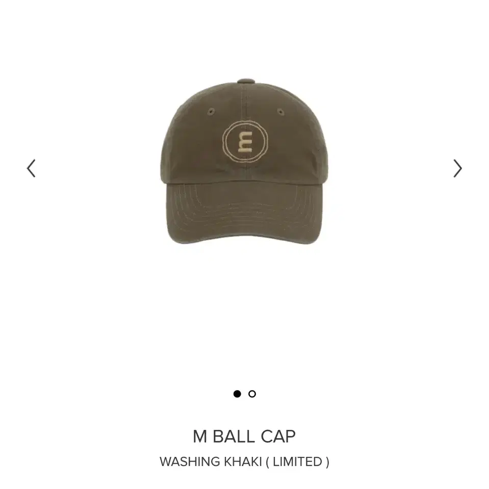 MINITMUTE | 미닛뮤트 Minute Mute M Ball Cap Washing Khaki on