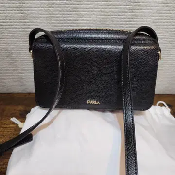 FURLA 미니 숄더백 블랙