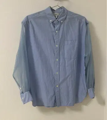 HYKE 옥스퍼드 시어 소매 셔츠