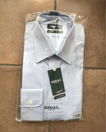 택 포함 새상품 REGAL 와이셔츠 긴팔 노아이론 셔츠 리갈
