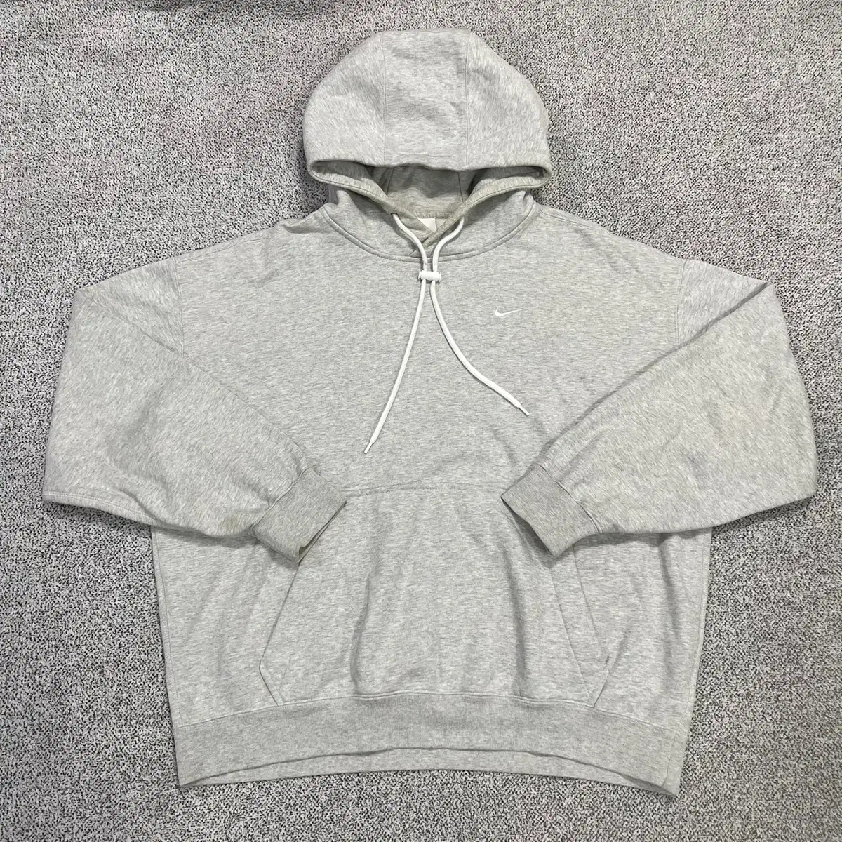 NIKE 나이키 [XL] Nike M NRG Hoodie Gray Heather Solo Swoosh