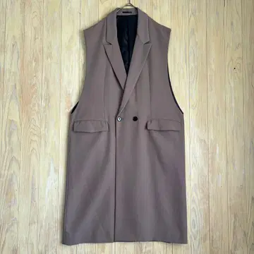 947 HARE 하레 더블 브레스트 롱 베스트